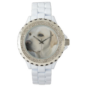 Reloj De Pulsera Labrador retriever amarillo