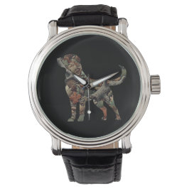 Reloj De Pulsera Labrador Retriever Watch Hombres Camo Watch