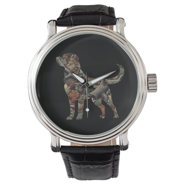 Reloj De Pulsera Labrador Retriever Watch Hombres Camo Watch (Anverso)