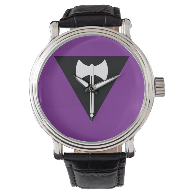 Reloj De Pulsera Labrys Lesbian Flag  (Anverso)