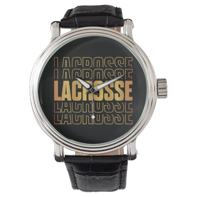 Reloj De Pulsera Lacrosse Text Watch (Anverso)