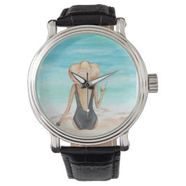 Reloj De Pulsera ladie en la playa