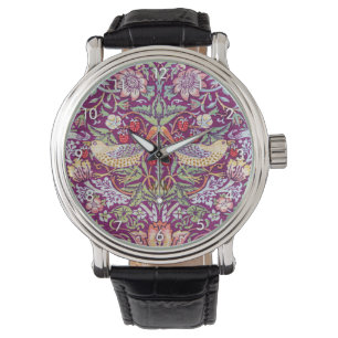 Reloj De Pulsera Ladrón de fresa rojo, William Morris