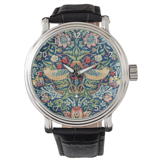 Reloj De Pulsera Ladrón de fresa, William Morris (Anverso)