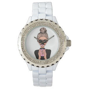 Reloj De Pulsera Lady Boss Life, Jefe Babe Woman, Chica Jefe Sterli