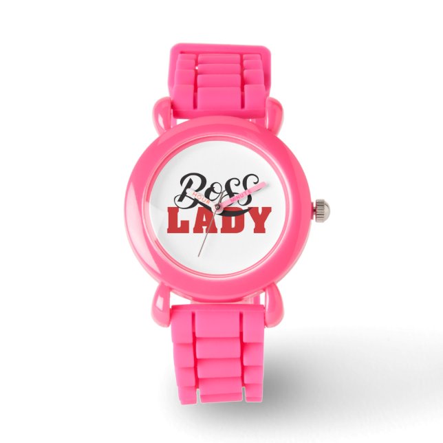 Reloj De Pulsera Lady Boss – Strong Confident Woman Design (Anverso)