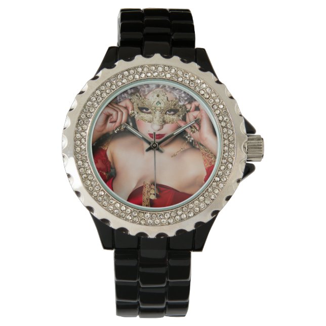Reloj De Pulsera Lady in Red, colección de Rosas de Virginia (Anverso)