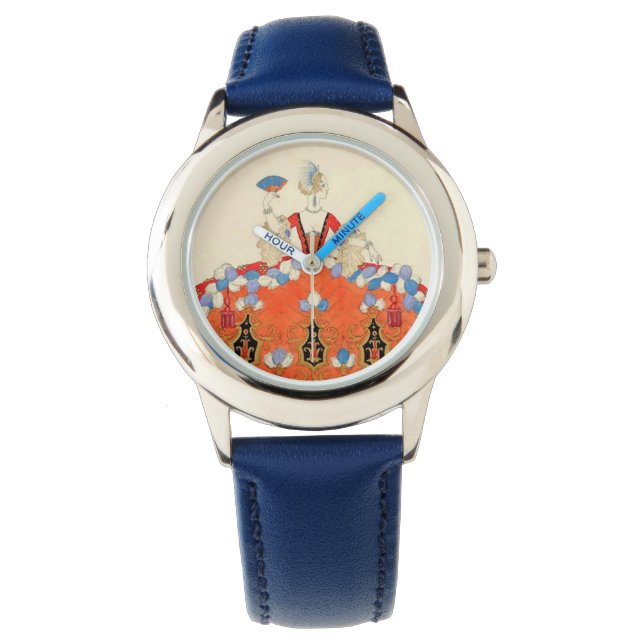 RELOJ DE PULSERA LADY NARANJA FASHION COSTUME DISEÑADOR MAKEUP ARTI (Anverso)