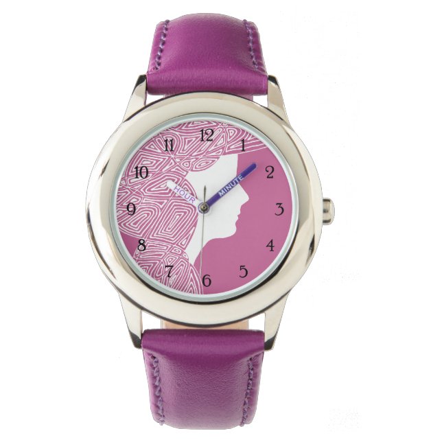 Reloj De Pulsera Lady Pink - Numerado (Anverso)