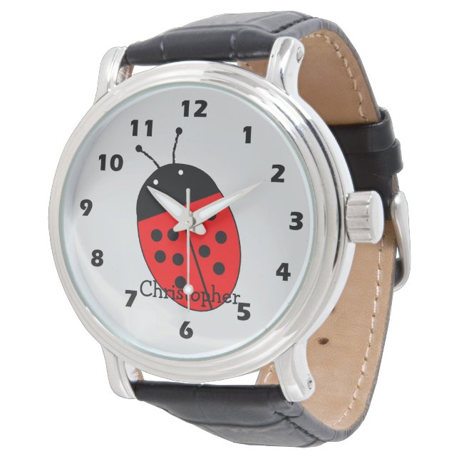 Reloj De Pulsera Ladybird Design (Angular)