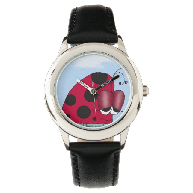Reloj De Pulsera Ladybug gracioso y eufórico (Anverso)