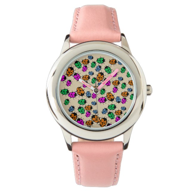 RELOJ DE PULSERA LADYBUGS (Anverso)