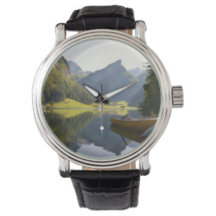 Reloj De Pulsera Lago de montaña alpino en Suiza