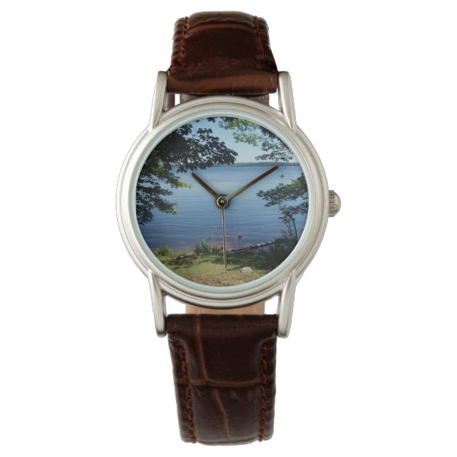 Reloj De Pulsera Lago Hamlin, Parque Estatal de Ludington (Anverso)