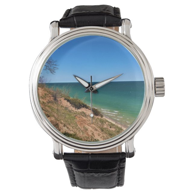 Reloj De Pulsera Lago Michigan, Port Washington, WI (Anverso)