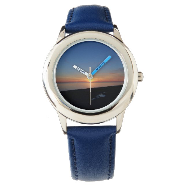 Reloj De Pulsera Lago Michigan Sunset (Anverso)