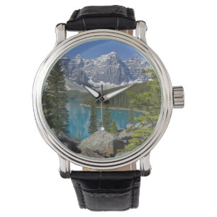Reloj De Pulsera Lago Moraine, Canadian Rockies, Alberta, Canadá