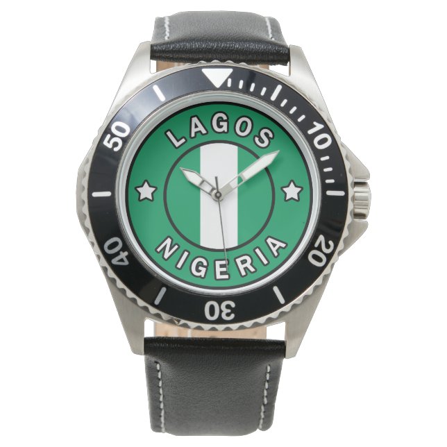 Reloj De Pulsera Lagos Nigeria (Anverso)