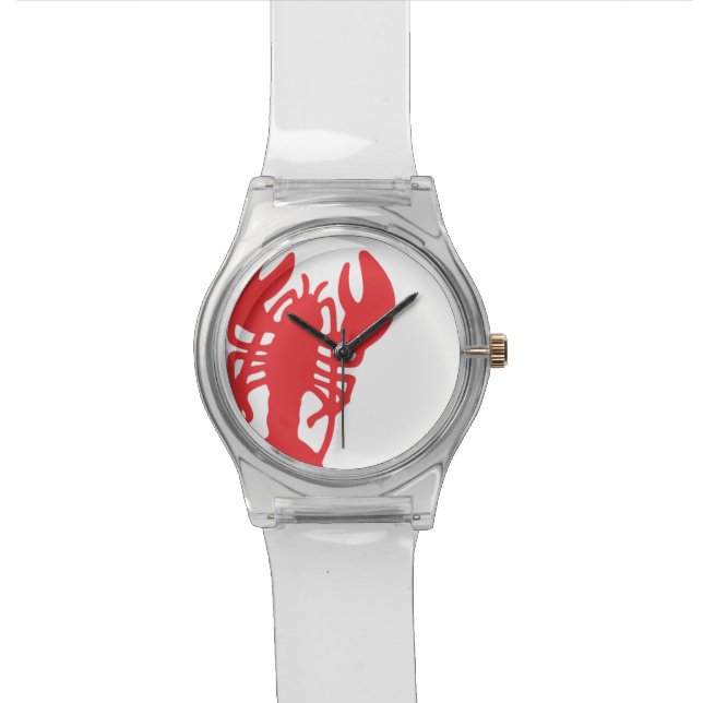 Reloj De Pulsera Langosta roja (De cerca)