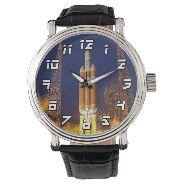 Reloj De Pulsera Lanzamiento del cohete espacial NASA Orion (Anverso)