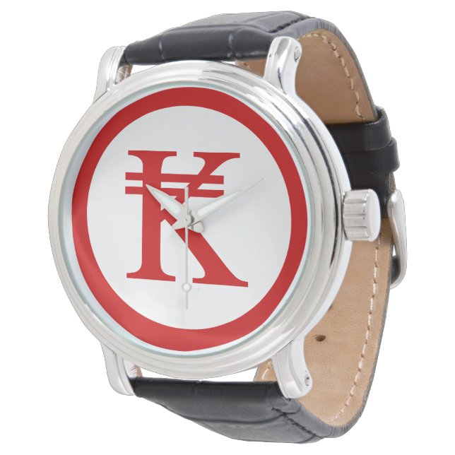 Reloj De Pulsera Laos Kip Lao/Rótulo de Dinero Laotiano (Angular)