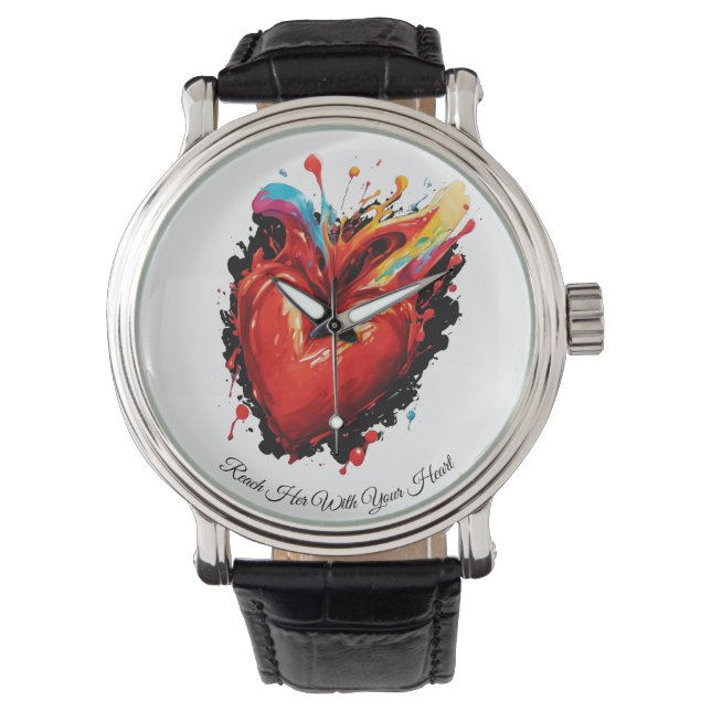 Reloj De Pulsera Lárgate Con Tu Corazón (Anverso)