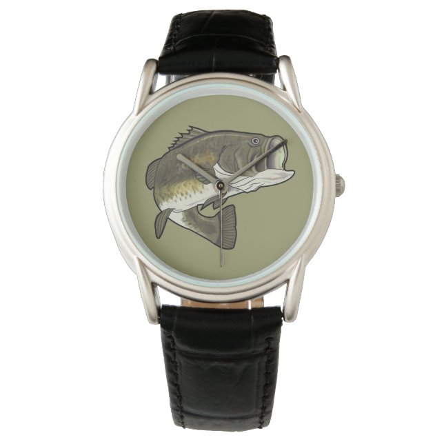 Reloj De Pulsera Largemouth Bass (Anverso)