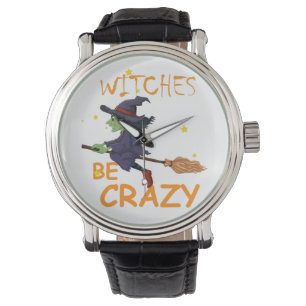 Reloj De Pulsera Las brujas son pieles negras locas
