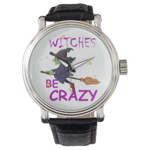 Reloj De Pulsera Las brujas son pieles negras locos