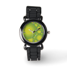 Reloj De Pulsera Las burbujas verdes