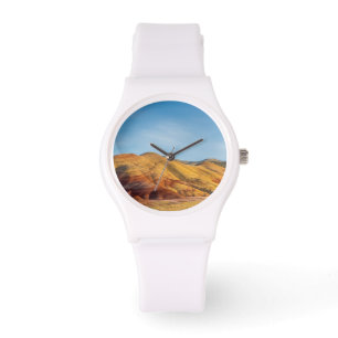 Reloj De Pulsera Las colinas pintadas en los lechos fósiles de John