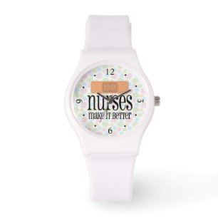 Reloj De Pulsera Las enfermeras lo hacen un vendaje mejor, lindo de