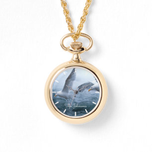 Reloj De Pulsera Las gaviotas vuelan sobre el mar