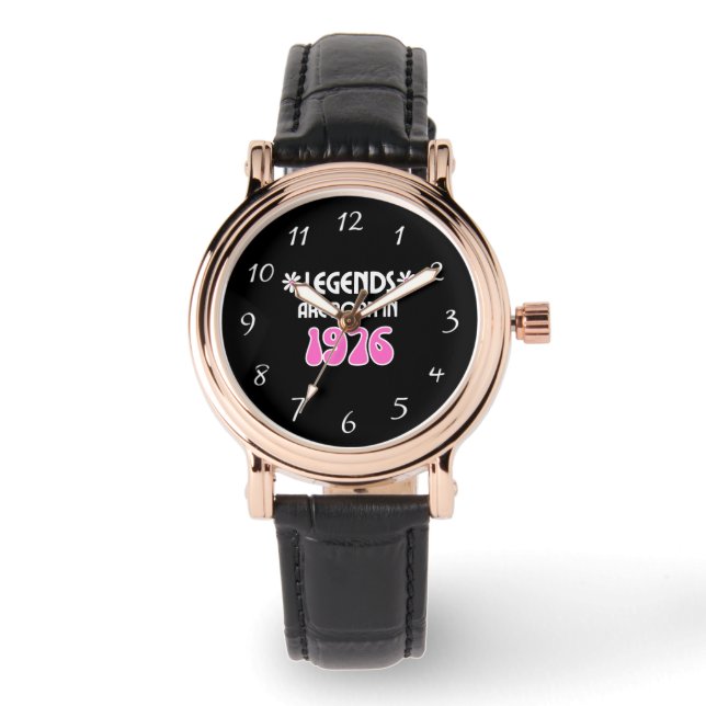 Reloj De Pulsera Las Leyendas Nacen En 1976 Watch (Anverso)