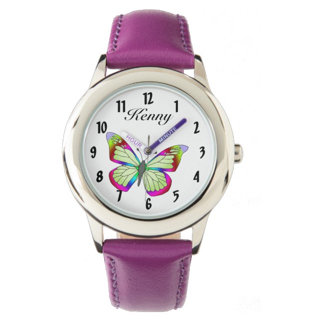 Reloj De Pulsera Las mariposas están aquí (Anverso)