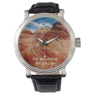 Reloj De Pulsera Las montañas llaman a Hiker Wrist Watch
