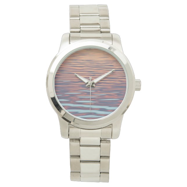 Reloj De Pulsera Las olas de sol en el agua (Anverso)