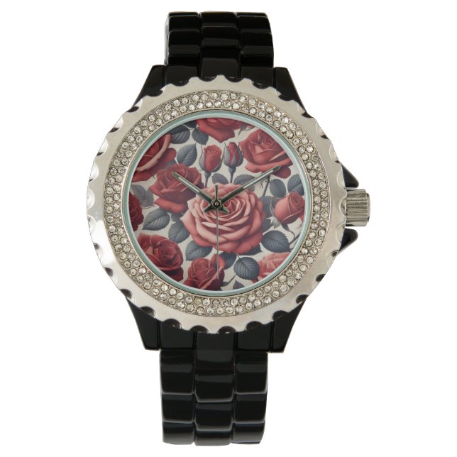 Reloj De Pulsera Las rosas son rojas (Anverso)