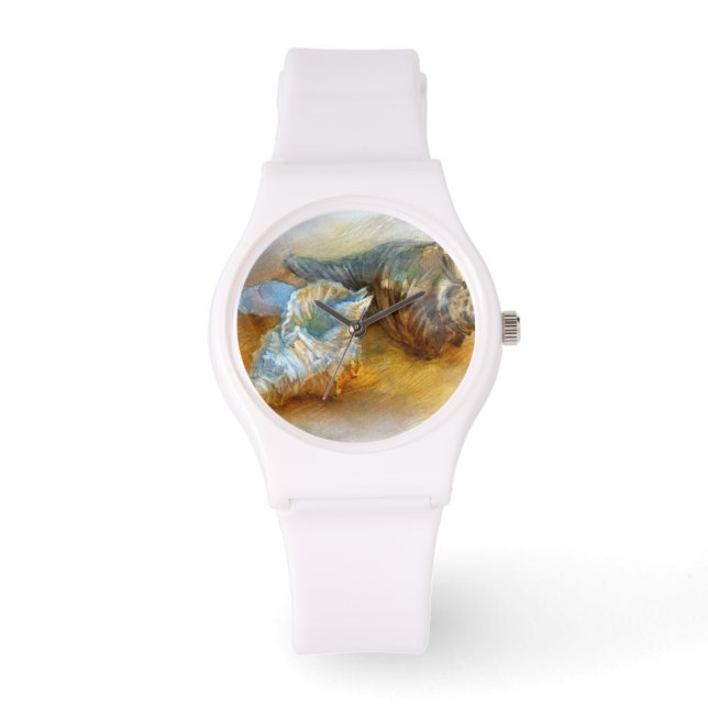 Reloj De Pulsera Las tumbonas de la playa (Anverso)