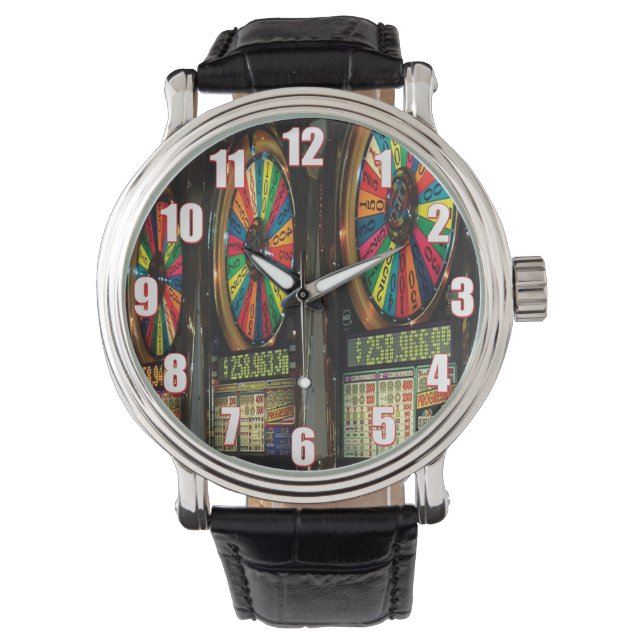 Reloj De Pulsera Las Vegas Slot Machines (Anverso)
