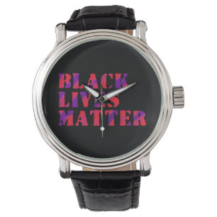 Reloj De Pulsera Las vidas negras importan pintura 02 Personalizado