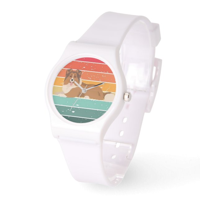 Reloj De Pulsera Lassie dog love animal  (Ángulo)