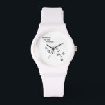 Reloj De Pulsera Late Anyways<br><div class="desc">Como sea,  llego tarde de todas formas el humor cayendo disperso en números abstractos mira</div>