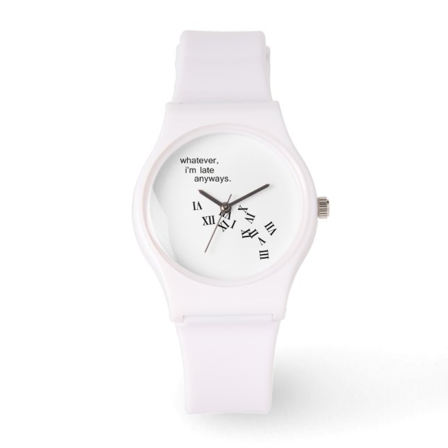 Reloj De Pulsera Late Anyways (Anverso)