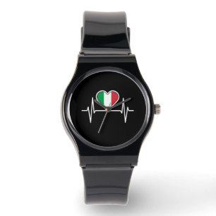 Reloj De Pulsera latido de la bandera de Italia