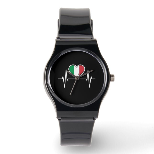 Reloj De Pulsera latido de la bandera de Italia (Anverso)