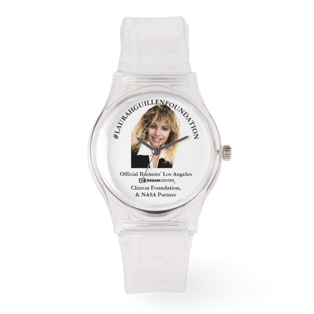 RELOJ DE PULSERA #LAURAHGUILLENFOUNDATION (Anverso)
