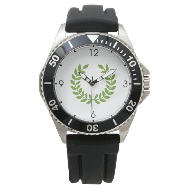 Reloj De Pulsera Laurel Wreath (Símbolo griego antiguo) (Anverso)