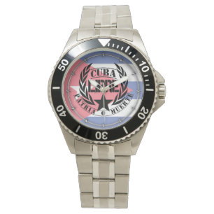 Reloj De Pulsera Laureles de Cuba Libre Motto