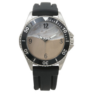 Reloj De Pulsera Lavabo blanco en la playa